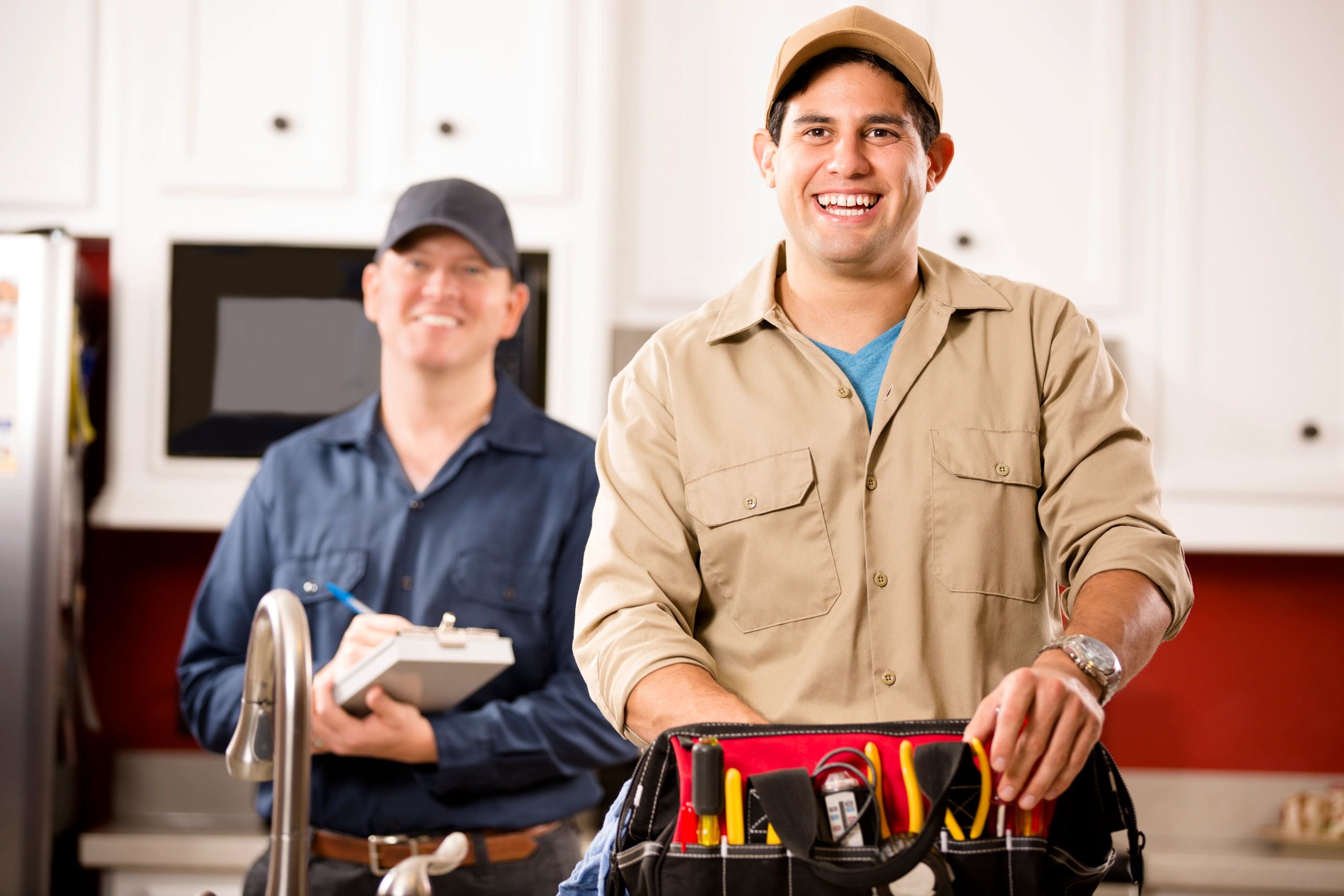 plumbing team member